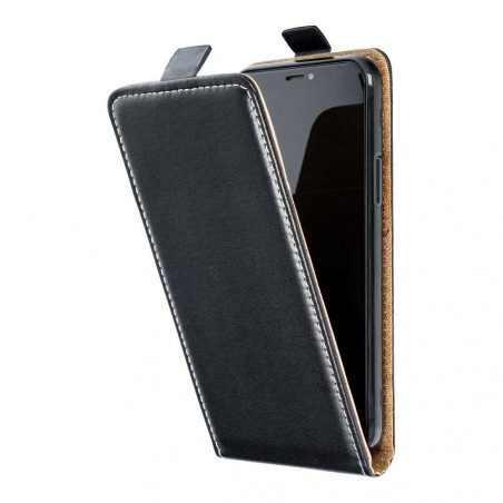 Slim Flexi Fresh na Samsung Galaxy A03S Obal s vertikálnym otváraním Čierny