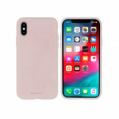 Silicone case na Apple iPhone 13 Pro MERCURY Silikónový kryt Ružový