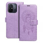 Peňaženkové puzdro MEZZO Book na XIAOMI Redmi 12C Lapač snov  Fialový (Purple)