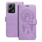 Peňaženkové puzdro MEZZO Book na XIAOMI Redmi Note 12 Pro Plus 5G Lapač snov  Fialový (Purple)