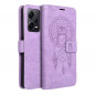Peňaženkové puzdro MEZZO Book na XIAOMI Redmi Note 12 Pro Plus 5G Lapač snov  Fialový (Purple)