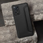 Peňaženkové puzdro Razor Book na XIAOMI Redmi 12C Uhlíkové vlákno, Karbónový vzor  Čierny