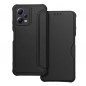 Peňaženkové puzdro Razor Book na XIAOMI Redmi Note 12 5G Uhlíkové vlákno, Karbónový vzor  Čierny