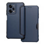 Peňaženkové puzdro Razor Book na XIAOMI Redmi Note 12 Pro 5G Uhlíkové vlákno, Karbónový vzor  Modrý