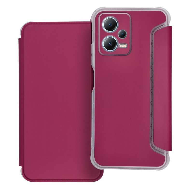 Peňaženkové puzdro Piano Book na XIAOMI Redmi Note 12 5G Purpurový