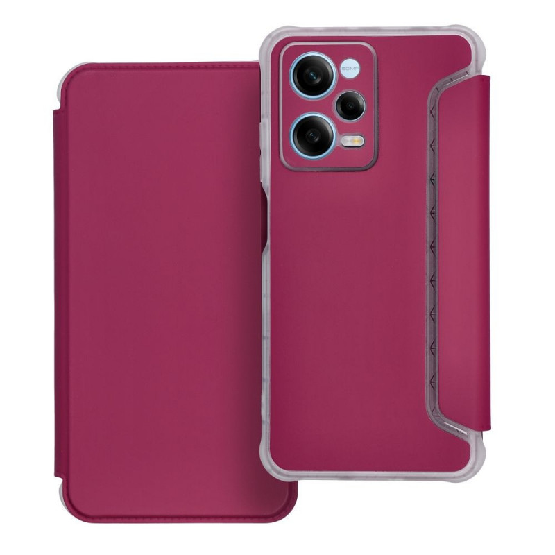 Peňaženkové puzdro Piano Book na XIAOMI Redmi Note 12 Pro 5G Purpurový