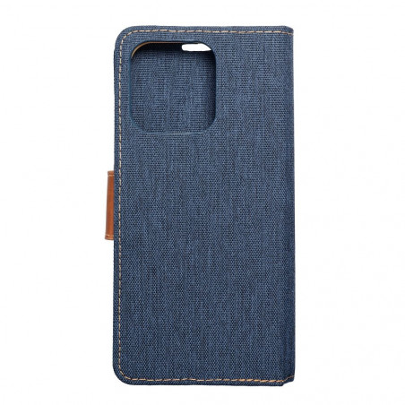 Peňaženkové puzdro CANVAS Book na XIAOMI Redmi 12C Námornícka modrá