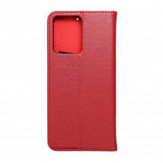Peňaženkové puzdro Leather case SMART PRO na XIAOMI Redmi Note 12 4G Elegant Vinovo červený