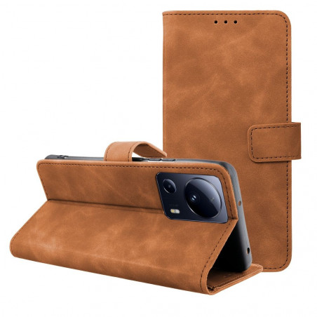 Peňaženkové puzdro TENDER Book na XIAOMI 13 Lite Hnedý