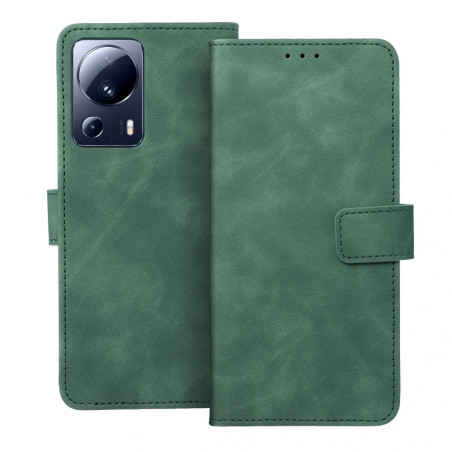 Peňaženkové puzdro TENDER Book na XIAOMI 13 Lite Zelený