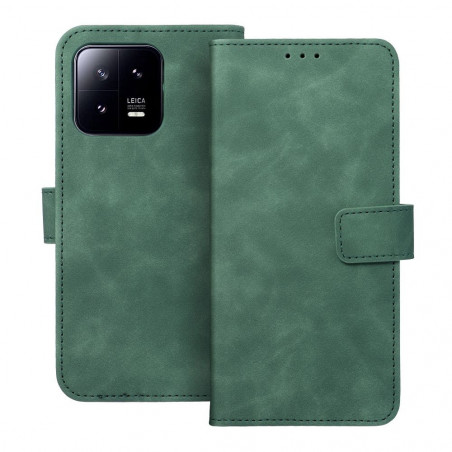 Peňaženkové puzdro TENDER Book na XIAOMI 13 Zelený