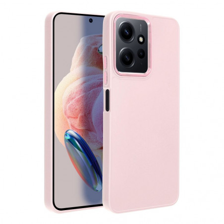 Kryt FRAME na XIAOMI Redmi Note 12 4G Elegant Púdrovo ružový