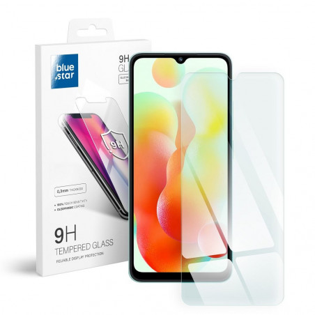 Ochranné sklo Blue Star 9H na XIAOMI Redmi 12C Transparentný 