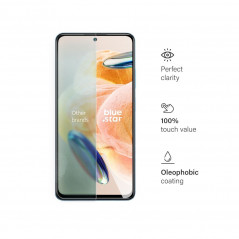 Ochranné sklo Blue Star 9H na XIAOMI Redmi Note 12 Pro 5G Transparentný 