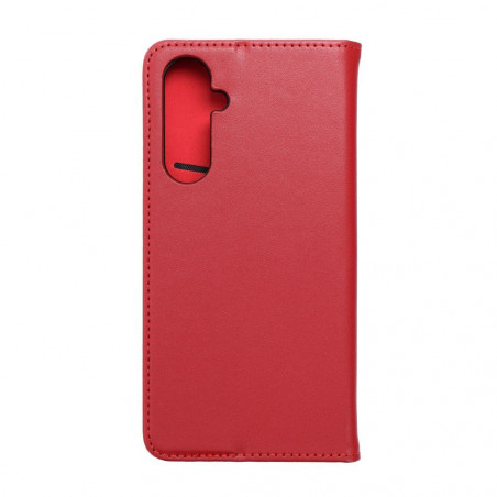 Peňaženkové puzdro Leather case SMART PRO na Samsung Galaxy A54 Elegant Vinovo červený