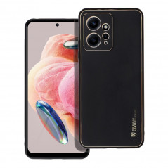 Kryt Leather na XIAOMI Redmi Note 12 4G Čierny