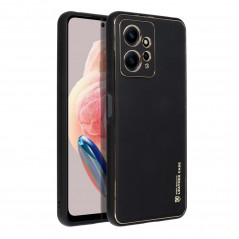 Kryt Leather na XIAOMI Redmi Note 12 4G Čierny