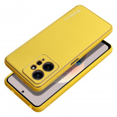 Kryt Leather na XIAOMI Redmi Note 12 4G Žltý