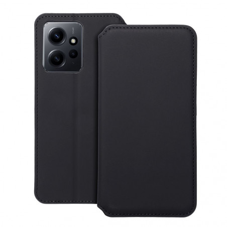 Peňaženkové puzdro Dual Pocket book na XIAOMI Redmi Note 12 4G Čierny
