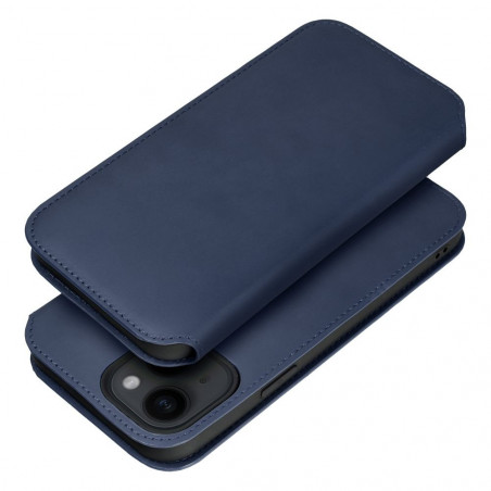 Peňaženkové puzdro Dual Pocket book na XIAOMI Redmi Note 12 Pro 5G Tmavší modrý 