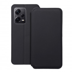 Peňaženkové puzdro Dual Pocket book na XIAOMI Redmi Note 12 Pro Plus 5G Čierny