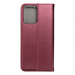 Peňaženkové puzdro Smart Magneto book na XIAOMI Redmi Note 12 5G Bordový