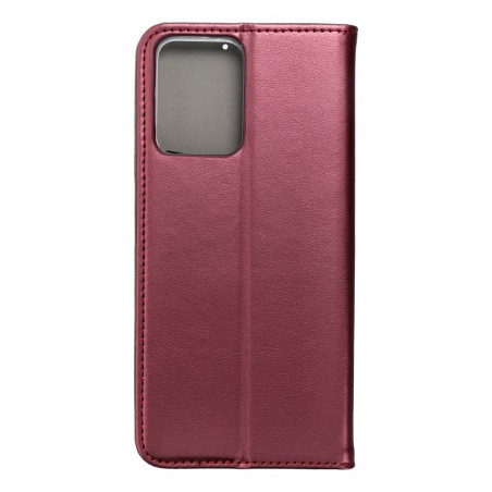Peňaženkové puzdro Smart Magneto book na XIAOMI Redmi Note 12 5G Bordový