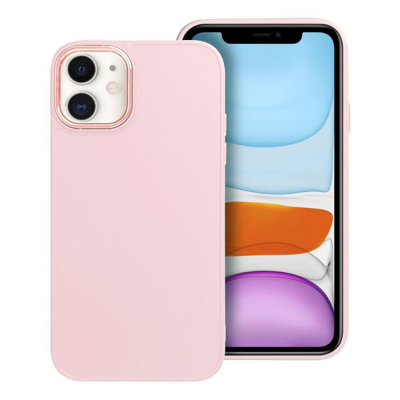 Kryt FRAME na Apple iPhone 11 Elegant  Púdrovo ružový