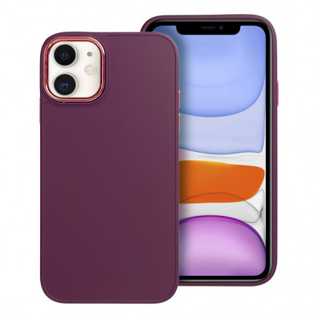 Kryt FRAME na Apple iPhone 11 Elegant Fialový (Purple)