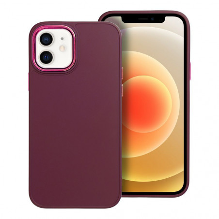 Kryt FRAME na Apple iPhone 12 Elegant  Fialový (Purple)