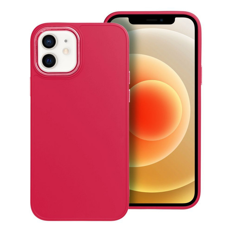 Kryt FRAME na Apple iPhone 12 Elegant  Purpurový