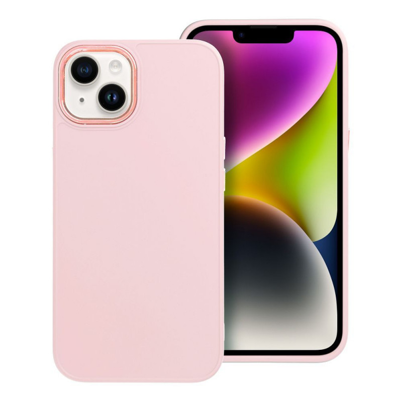 Kryt FRAME na Apple iPhone 13 Elegant  Púdrovo ružový