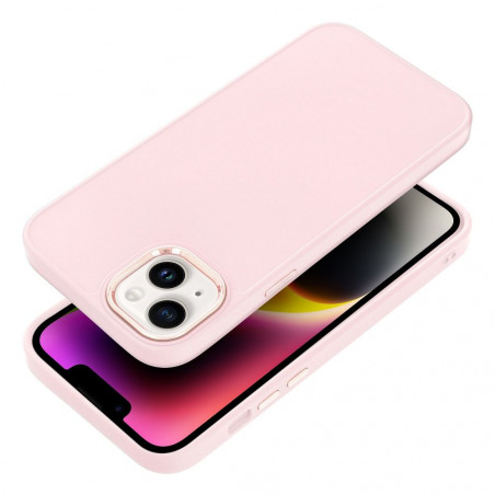 Kryt FRAME na Apple iPhone 14 Plus Elegant Púdrovo ružový