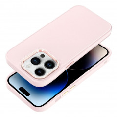 Kryt FRAME na Apple iPhone 14 Pro Elegant Púdrovo ružový