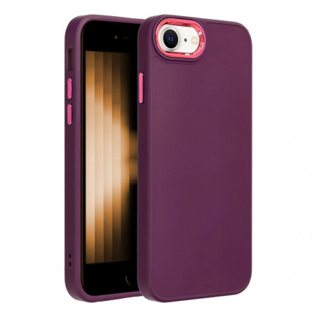 Kryt FRAME na Apple iPhone SE 2020 Elegant  Fialový (Purple)