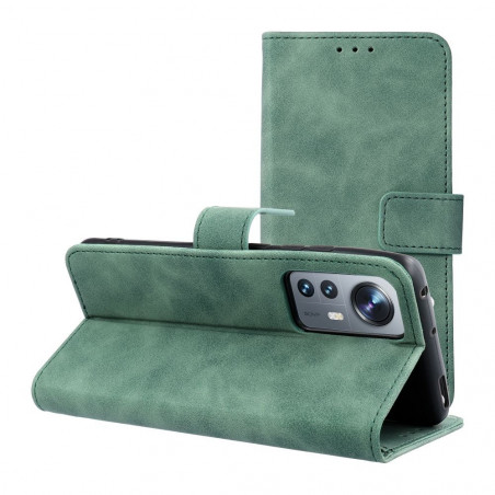 Peňaženkové puzdro TENDER Book na XIAOMI 12 Lite Zelený