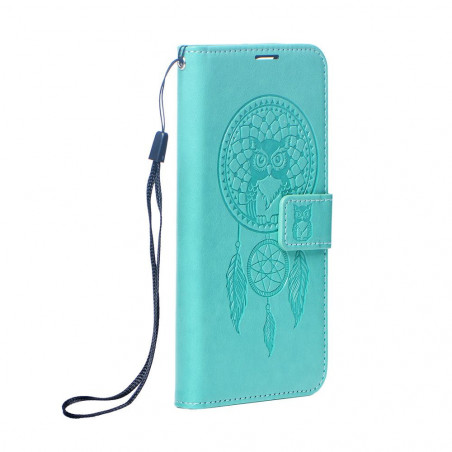 Peňaženkové puzdro MEZZO Book na XIAOMI 12 Lite Lapač snov  Zelený
