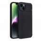 Kryt Carbon premium na Apple iPhone 14 Elegant  Čierny