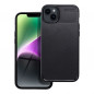 Kryt Carbon premium na Apple iPhone 14 Elegant  Čierny