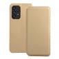 Peňaženkové puzdro Dual Pocket book na Samsung Galaxy A33 Zlatý 