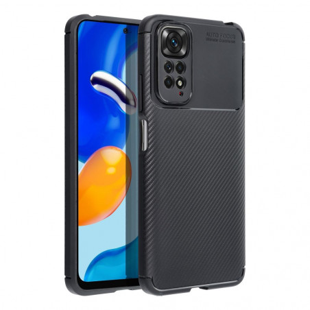 Kryt Carbon premium na XIAOMI Redmi Note 11 Elegant  Čierny