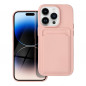 Kryt Card na Apple iPhone 14 Pro Ružový