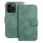 Peňaženkové puzdro TENDER Book na Apple iPhone 14 Pro Zelený