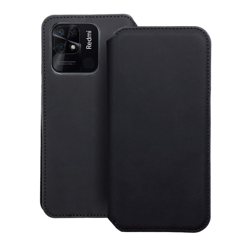 Peňaženkové puzdro Dual Pocket book na XIAOMI Redmi 10C Čierny 