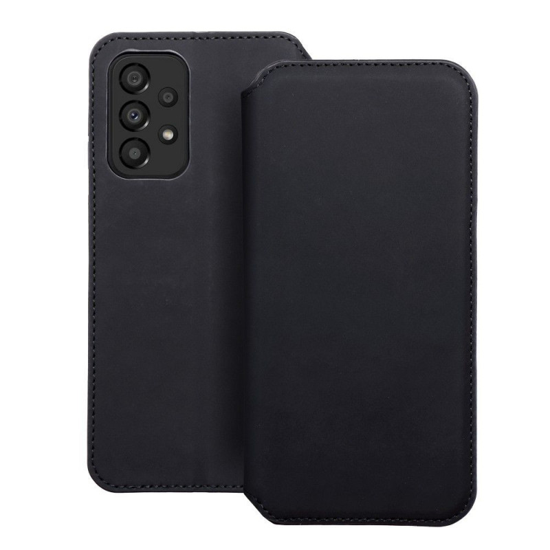 Peňaženkové puzdro Dual Pocket book na Samsung Galaxy A33 Čierny 