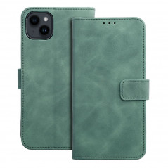 Peňaženkové puzdro TENDER Book na Apple iPhone 14 Plus Zelený