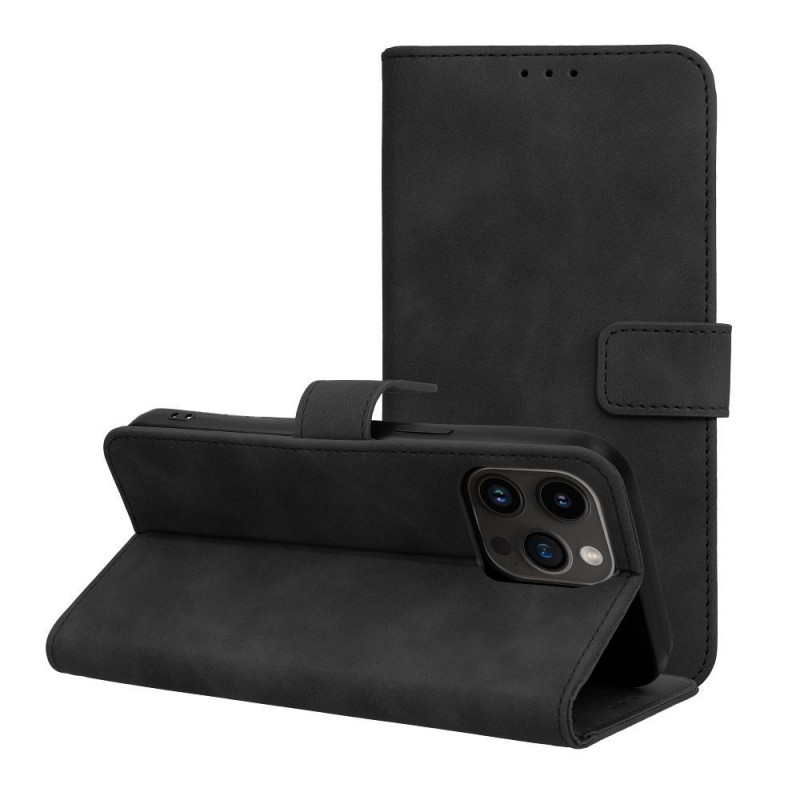 Peňaženkové puzdro TENDER Book na Apple iPhone 14 Pro Max Čierny