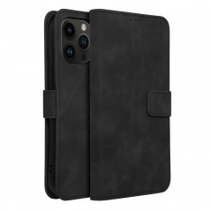 Peňaženkové puzdro TENDER Book na Apple iPhone 14 Pro Max Čierny