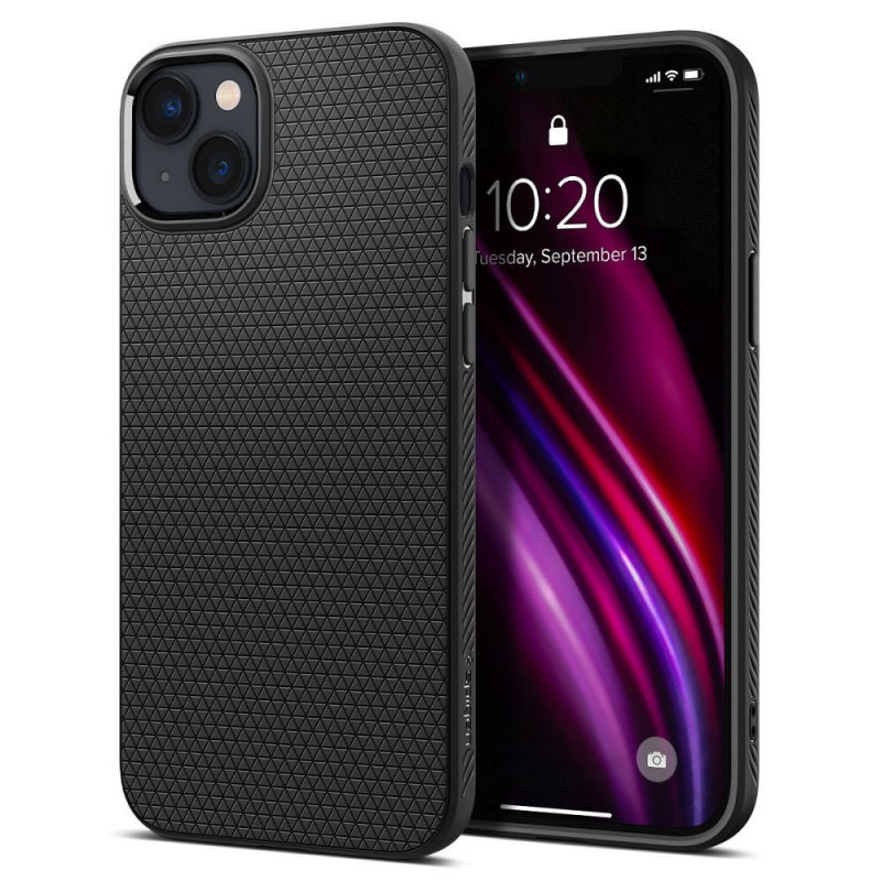 Kryt Spigen  Liquid Air na Apple iPhone 14 Matná čierna