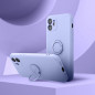 Kryt Silicone ring na Apple iPhone 15 Pro Max Fialový (Violet)